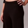 Pantaloni a gamba larga in maglia morbida Pantaloni a gamba larga in maglia morbida