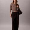 Pantaloni a gamba larga in ponte Pantaloni a gamba larga in ponte