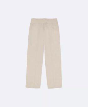 Pantaloni a gamba larga in twill da bambina