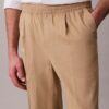 Pantaloni a pieghe in misto lino Pantaloni a pieghe in misto lino