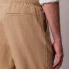 Pantaloni a pieghe in misto lino Pantaloni a pieghe in misto lino