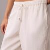 Pantaloni a vita elastica in doppia garza Pantaloni a vita elastica in doppia garza