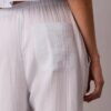 Pantaloni a vita elastica in doppia garza Pantaloni a vita elastica in doppia garza