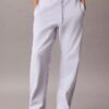 Pantaloni a zampa con nastro con logo Pantaloni a zampa con nastro con logo