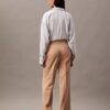 Pantaloni a zampa in misto gabardine di lana Pantaloni a zampa in misto gabardine di lana