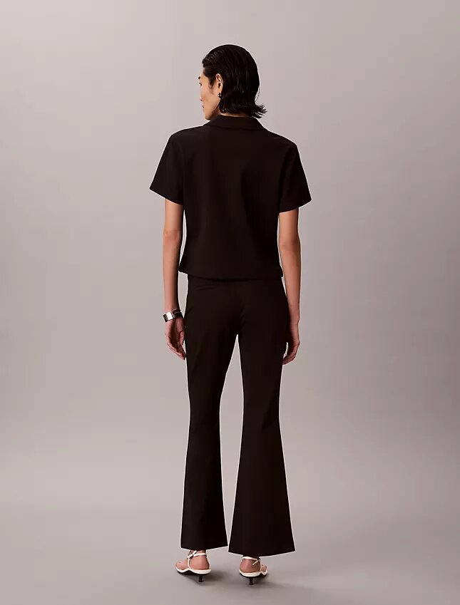 Pantaloni a zampa in ponte Pantaloni a zampa in ponte