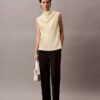 Pantaloni affusolati elasticizzati raffinati Pantaloni affusolati elasticizzati raffinati