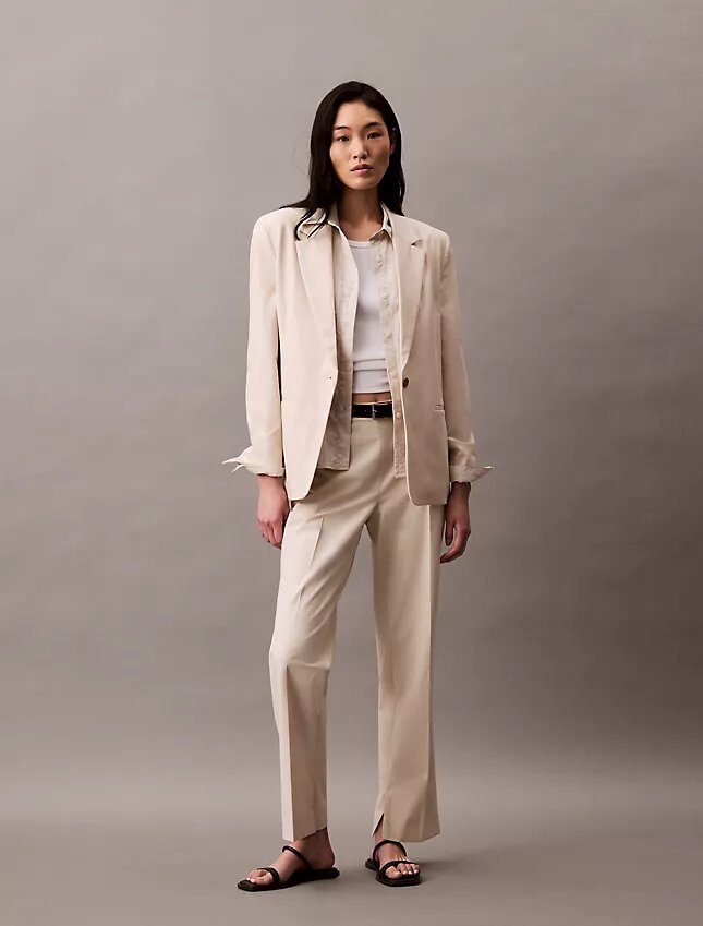 Pantaloni affusolati elasticizzati raffinati Pantaloni affusolati elasticizzati raffinati