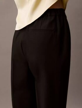 Pantaloni affusolati elasticizzati raffinati Pantaloni affusolati elasticizzati raffinati