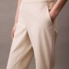 Pantaloni affusolati elasticizzati raffinati Pantaloni affusolati elasticizzati raffinati