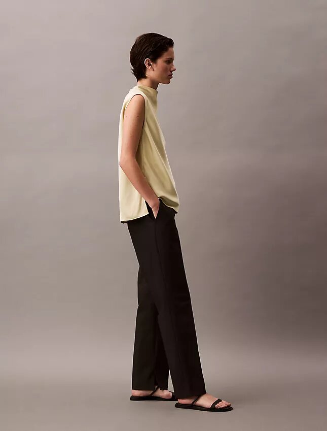 Pantaloni affusolati elasticizzati raffinati Pantaloni affusolati elasticizzati raffinati
