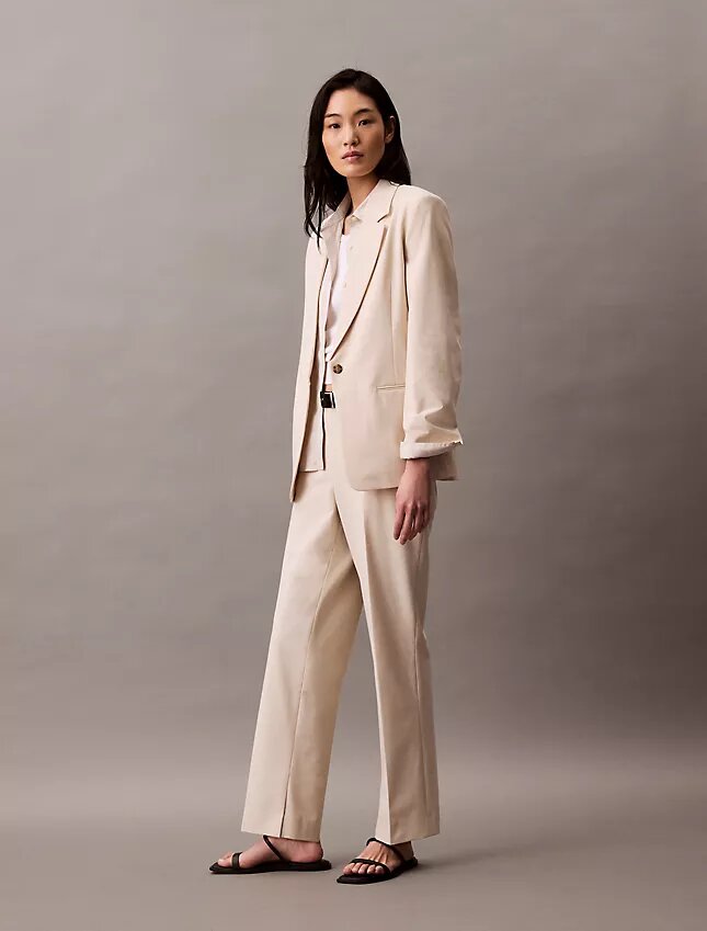 Pantaloni affusolati elasticizzati raffinati Pantaloni affusolati elasticizzati raffinati