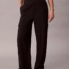 Pantaloni cargo a gamba larga da pendolare