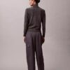 Pantaloni cargo comodi in twill di raso Pantaloni cargo comodi in twill di raso