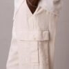 Pantaloni cargo dritti e comodi in lino e cotone Pantaloni cargo dritti e comodi in lino e cotone