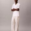 Pantaloni cargo dritti e comodi in lino e cotone Pantaloni cargo dritti e comodi in lino e cotone