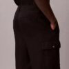 Pantaloni cargo dritti e comodi in lino e cotone Pantaloni cargo dritti e comodi in lino e cotone