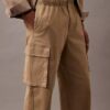 Pantaloni cargo dritti in cotone elasticizzato Cotton Stretch Pantaloni cargo dritti in cotone elasticizzato Cotton Stretch