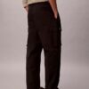 Pantaloni cargo dritti in cotone elasticizzato Cotton Stretch