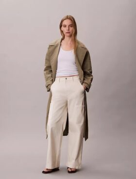 Pantaloni cargo in Denim dal taglio morbido