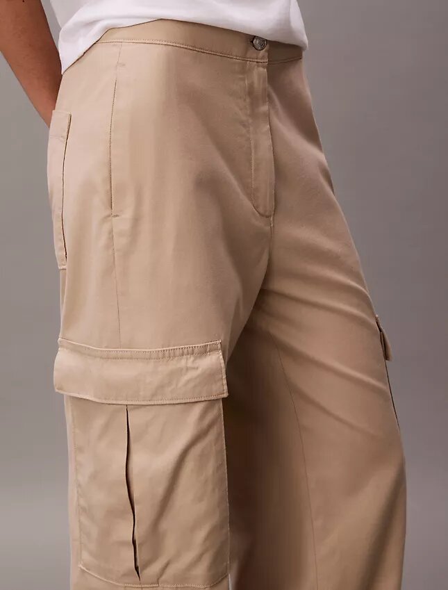 Pantaloni cargo in morbido twill Pantaloni cargo in morbido twill