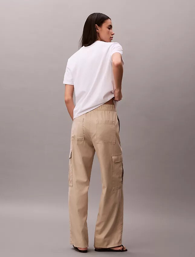 Pantaloni cargo in morbido twill Pantaloni cargo in morbido twill