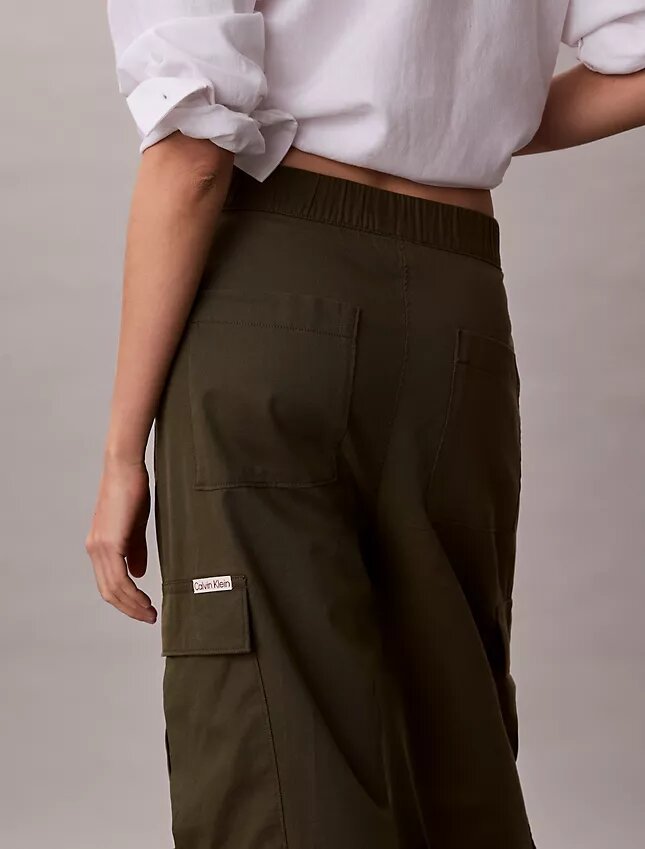 Pantaloni cargo in morbido twill Pantaloni cargo in morbido twill