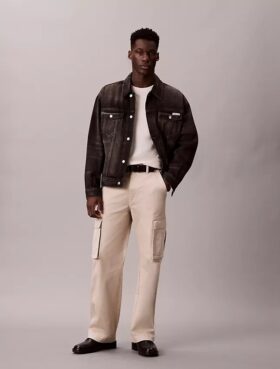 Pantaloni cargo larghi