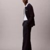 Pantaloni chino a vita media con pinces
