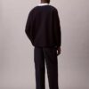 Pantaloni chino a vita media con pinces