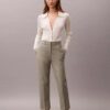 Pantaloni chino dritti in cotone Cotton Stretch Pantaloni chino dritti in cotone Cotton Stretch