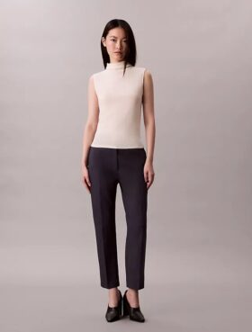 Pantaloni chino dritti in cotone Cotton Stretch