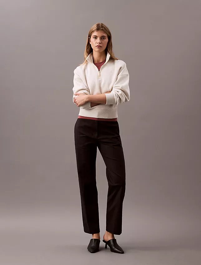 Pantaloni chino dritti in cotone Cotton Stretch Pantaloni chino dritti in cotone Cotton Stretch