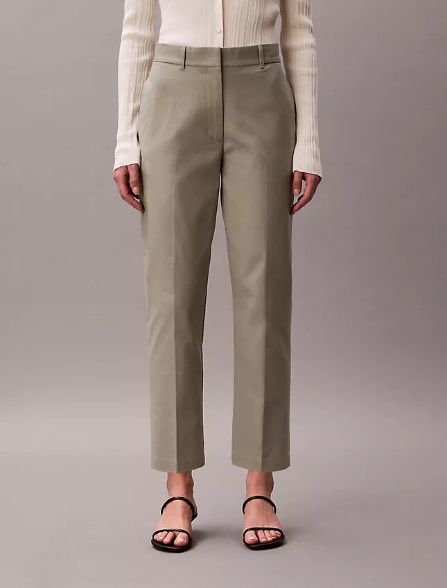 Pantaloni chino dritti in cotone Cotton Stretch Pantaloni chino dritti in cotone Cotton Stretch