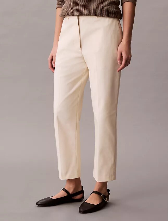 Pantaloni chino dritti in cotone Cotton Stretch Pantaloni chino dritti in cotone Cotton Stretch