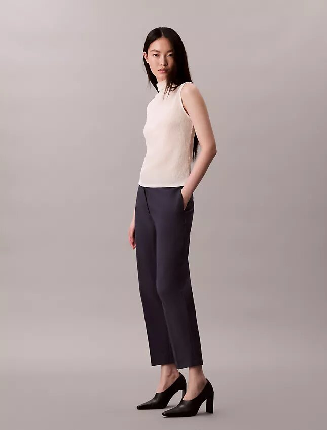Pantaloni chino dritti in cotone Cotton Stretch Pantaloni chino dritti in cotone Cotton Stretch