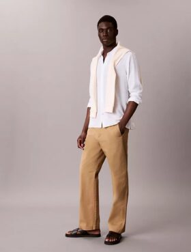 Pantaloni chino dritti in cotone Cotton Stretch 90S