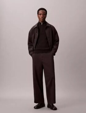 Pantaloni chino larghi in twill di cotone Cotton Stretch
