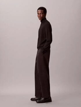 Pantaloni chino larghi in twill di cotone Cotton Stretch