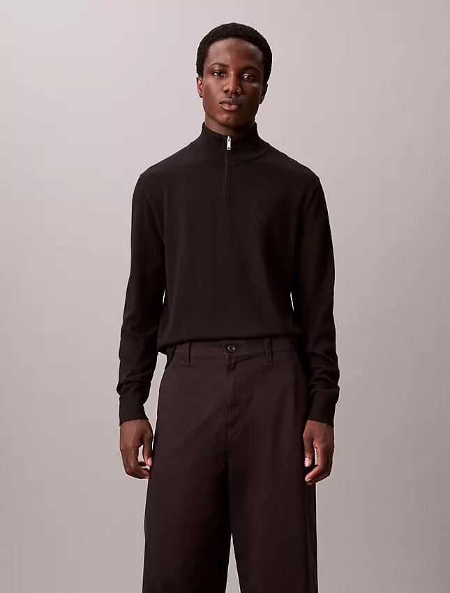 Pantaloni chino larghi in twill di cotone Cotton Stretch Pantaloni chino larghi in twill di cotone Cotton Stretch