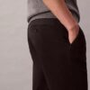 Pantaloni chino slim in raso di cotone Pantaloni chino slim in raso di cotone