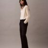 Pantaloni classici in gabardine di lana Pantaloni classici in gabardine di lana