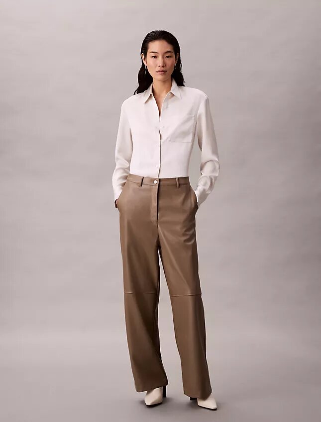 Pantaloni comodi in ecopelle Pantaloni comodi in ecopelle