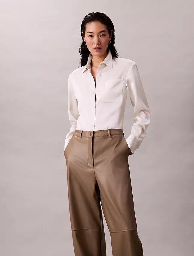 Pantaloni comodi in ecopelle Pantaloni comodi in ecopelle