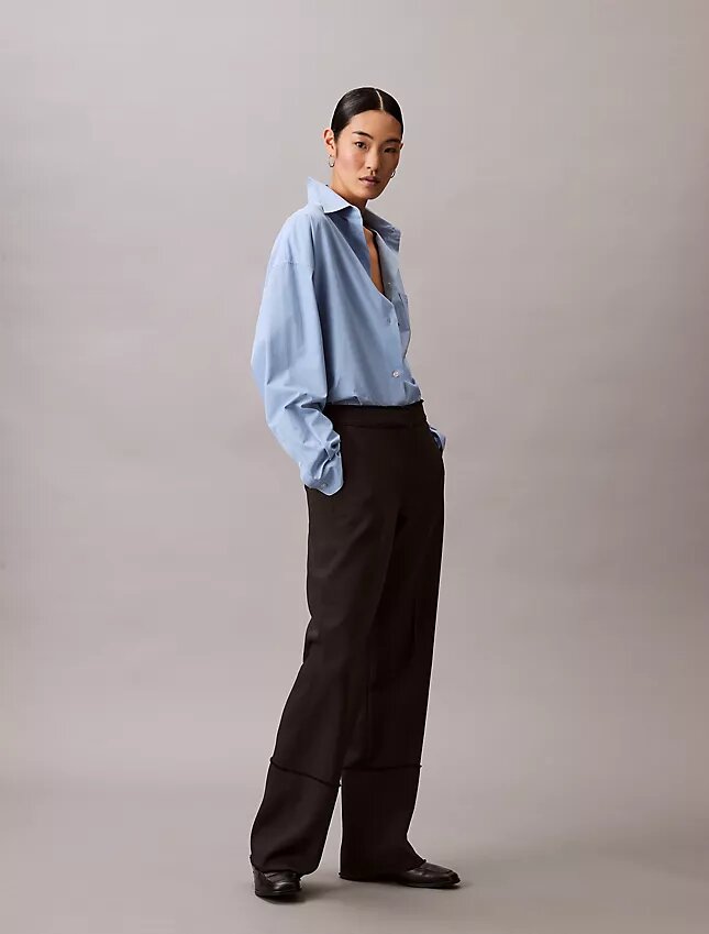 Pantaloni con bordi grezzi Pantaloni con bordi grezzi