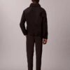Pantaloni con cintura intrecciata e logo sportivo moderno