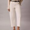 Pantaloni cropped a zampa