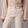 Pantaloni cropped a zampa