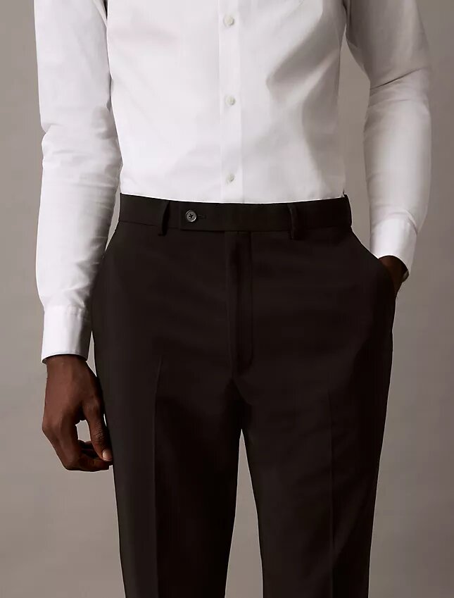 Pantaloni da completo slim fit Pantaloni da completo slim fit