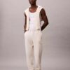 Pantaloni da jogging con toppa Monogram in pile Pantaloni da jogging con toppa Monogram in pile